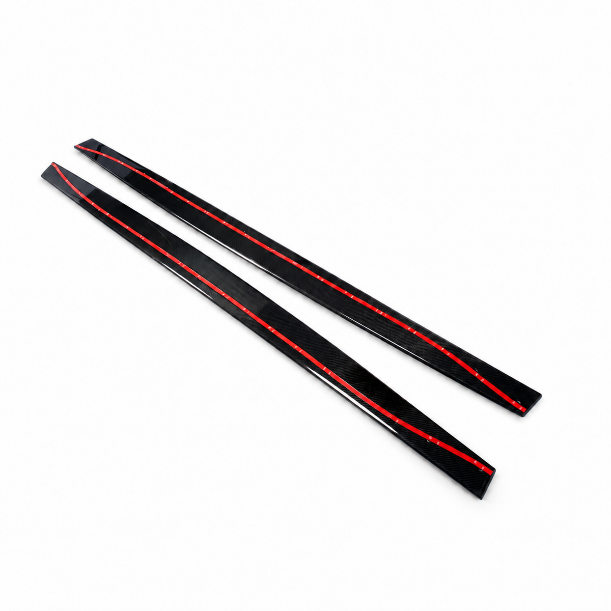 BMW M3 Wet Carbon Fibre Side Skirt Extensions F80 – M Performance Style — alternate product angle