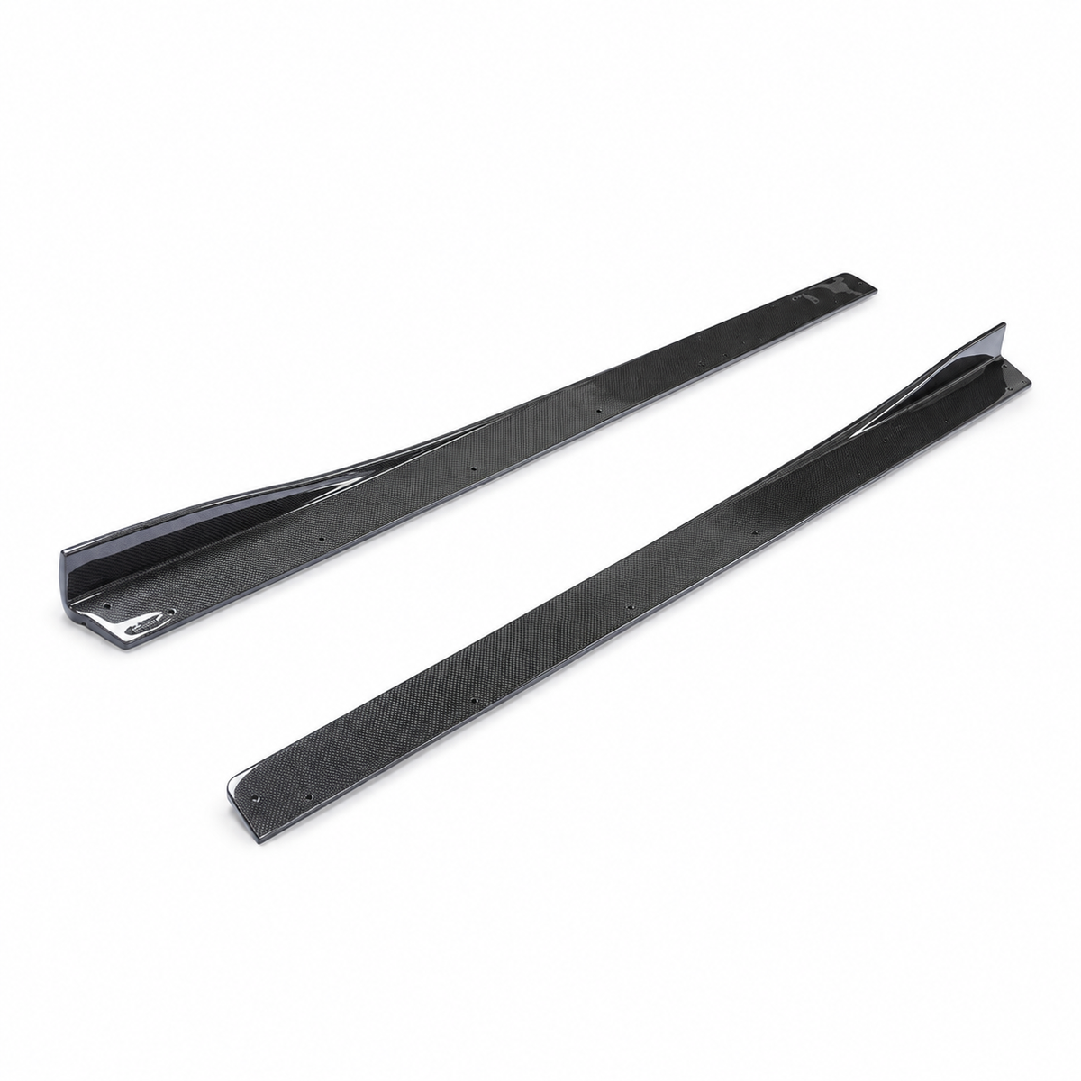 BMW M3 M4 Wet Carbon Fibre Side Skirt Extensions F80 F82 F83 – 3D Style — product view