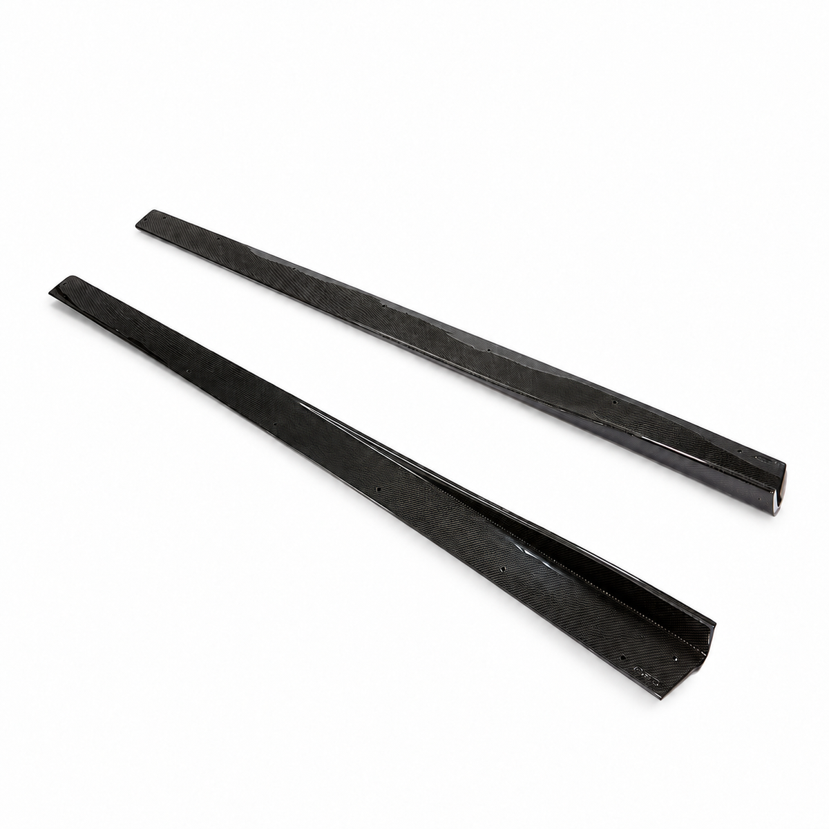BMW M3 M4 Wet Carbon Fibre Side Skirt Extensions F80 F82 F83 – 3D Style — alternate product angle