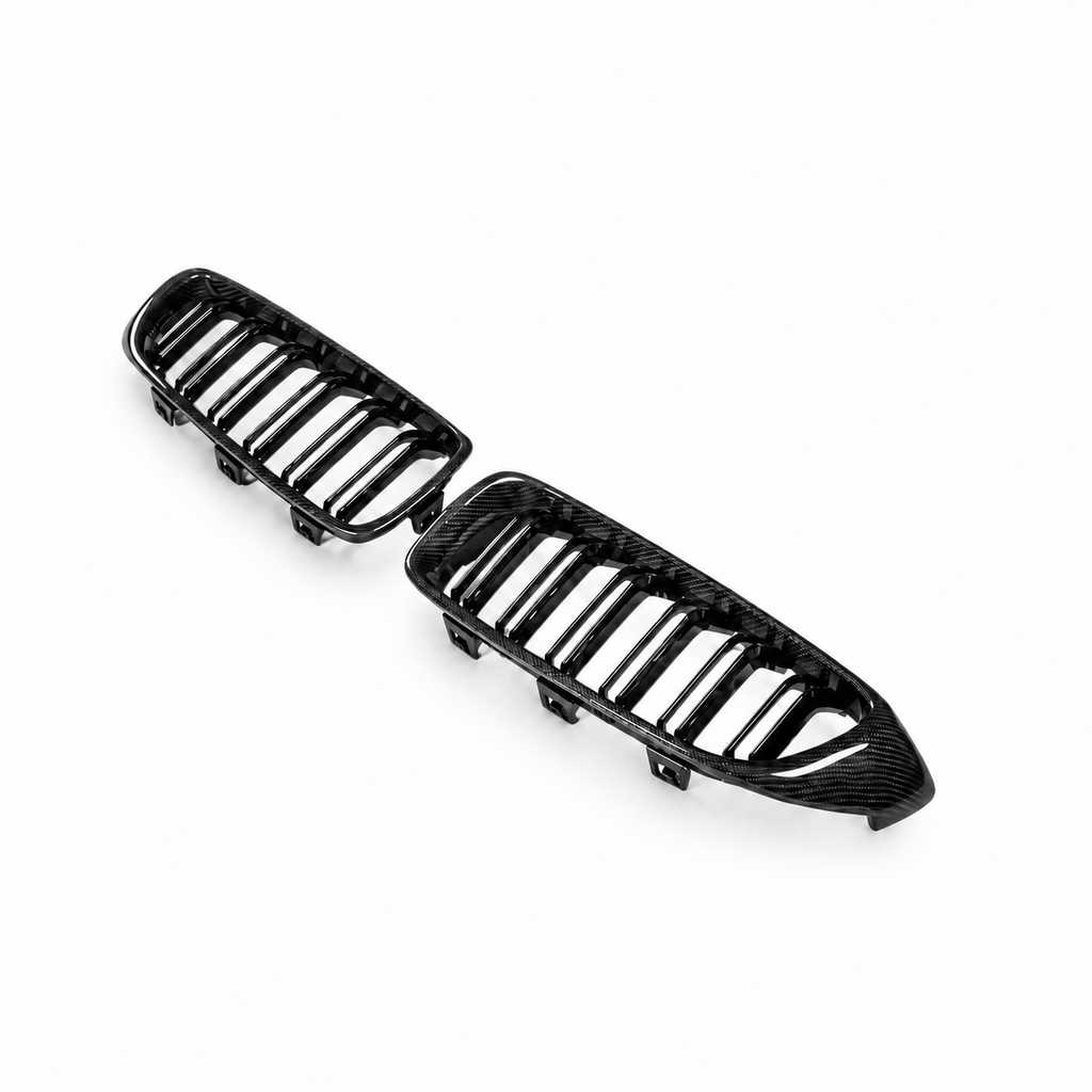 BMW M3 M4 Wet Carbon Fibre Kidney Grilles F80 F82 F83 — product view