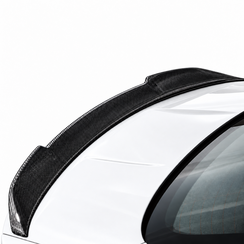 BMW M4 Dry Carbon Fibre Rear Spoiler F82 – CS Style — carbon detail close-up